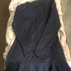 Long sleeved drop waist dress